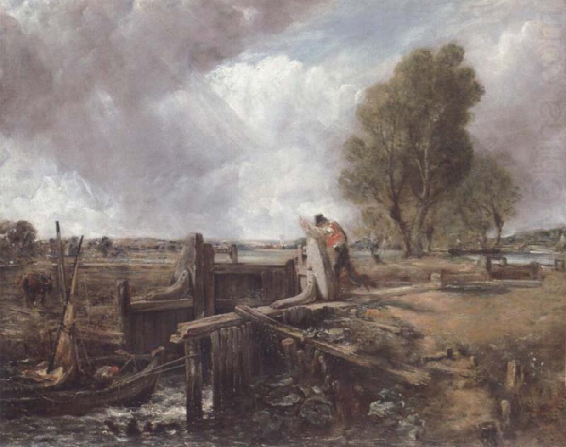 John Constable Study of A boat passing a lock china oil painting image
